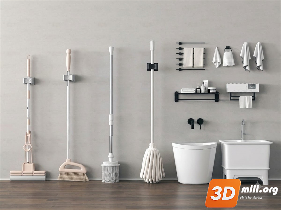 Bathroom accessories Skp Files